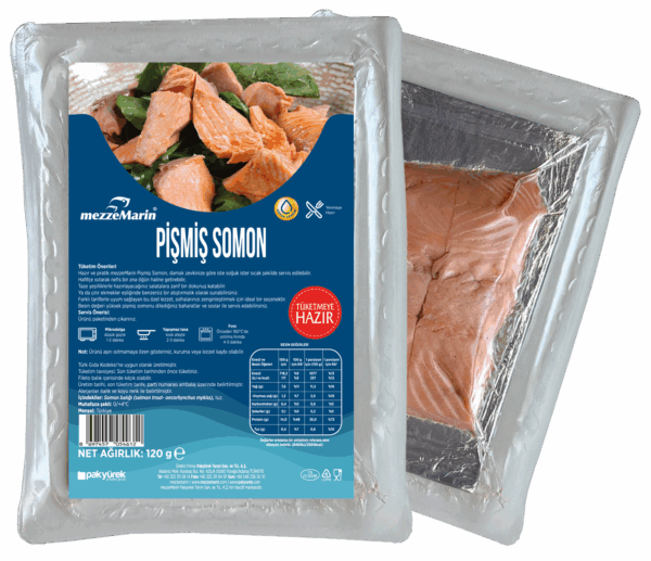 Somon Pişmiş 120 Gr. Sade (120gr x 20 Adet)