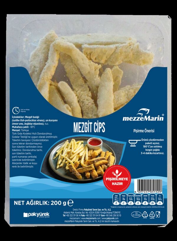 Mezgit Cips 200 Gr. (16 adet x 200gr)