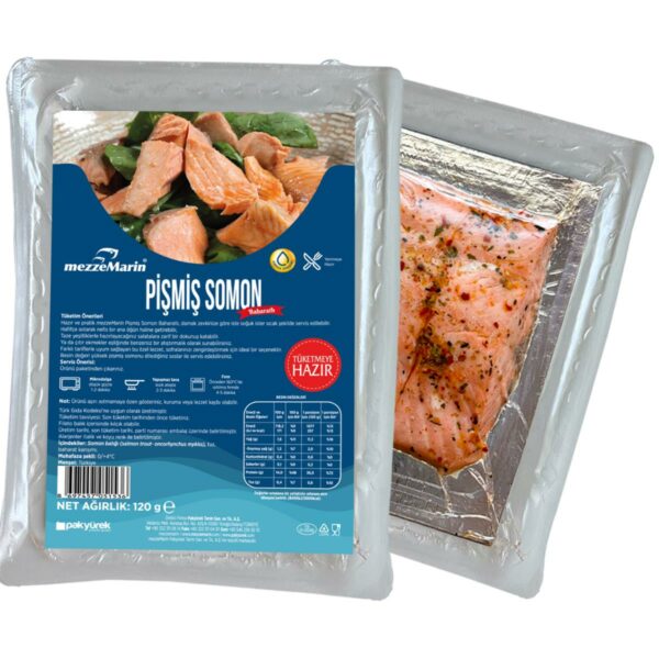 Pişmiş Somon Baharatlı  (120gr x 20 Adet)