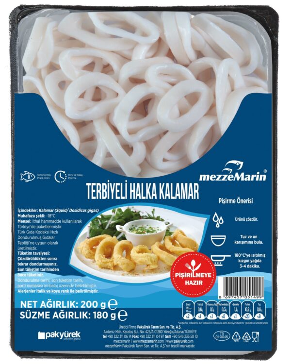 Kalamar Halka İthal 200 gr Gigas (16 det x 200gr)